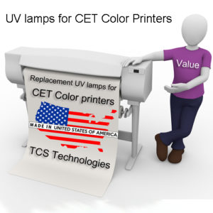 Replacement UV lamps for CET