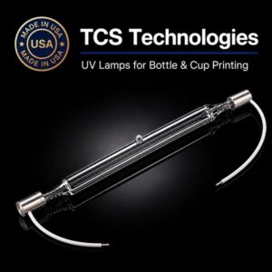 TCS Technologies UV lamp for bottle and cup printing, Made in USA