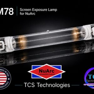 PM78 replacement screen exposure lamp for NuArc exposure systems manufactured by TCS Technologies in the USA.