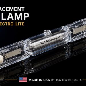 Replacement UV lamp for Electro-Lite UV curing systems manufactured by TCS Technologies in the USA for reliable OEM-compatible performance.