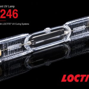 Replacement UV lamp 97246 for LOCTITE® UV curing systems, manufactured in the USA by TCS Technologies with OEM-compatible ceramic end connectors.
