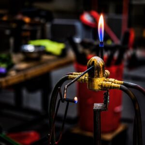 Pilot light for glassblowing torch