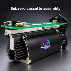 Subzero UV lamp cassette and reflector assembly